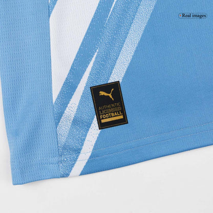 Men Manchester City Domicile Maillot Kit 2025/26 Bleu - Super