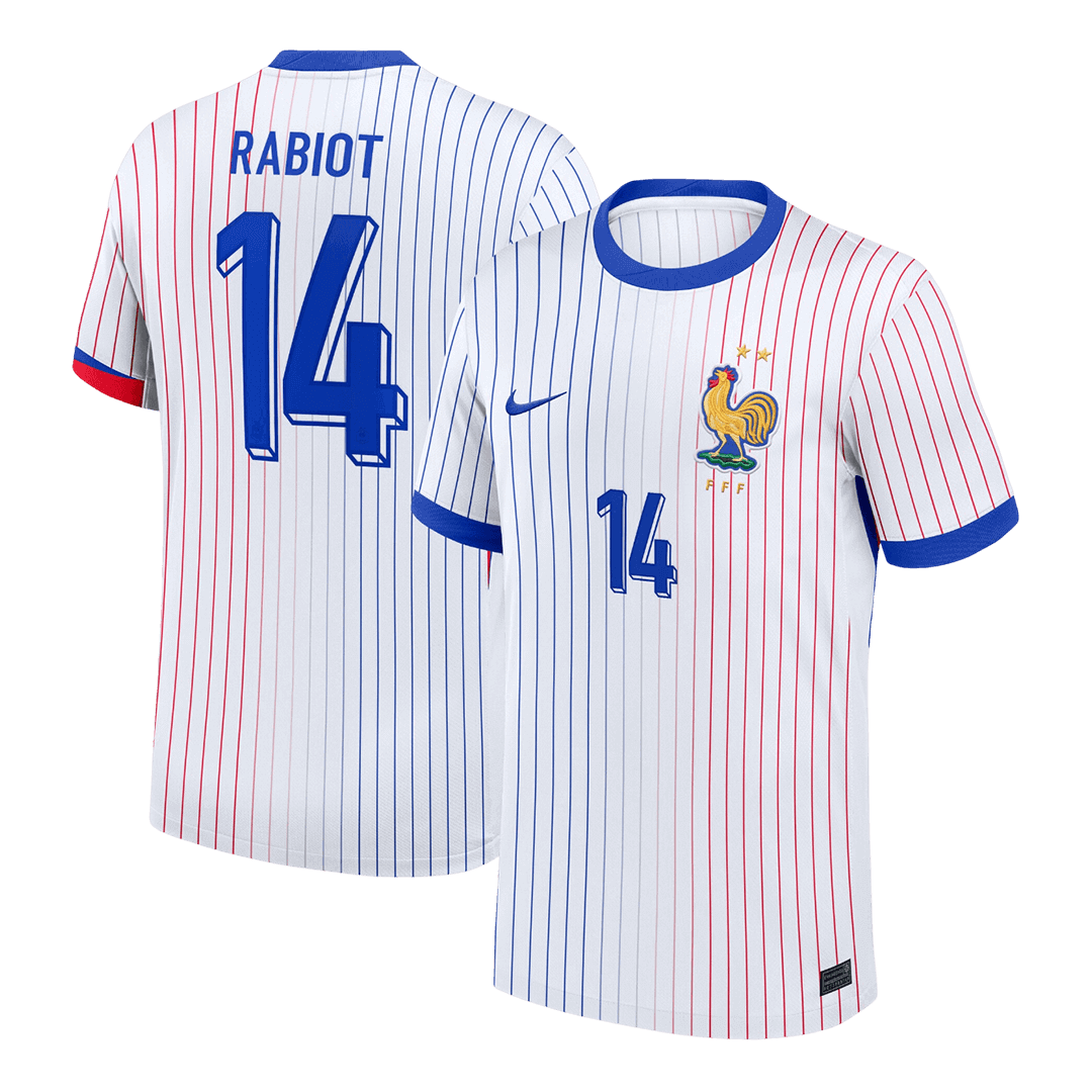 RABIOT #14 France Extérieur Maillot 2024 Blanc