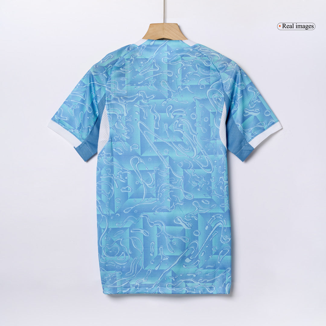 Juventus Extérieur Maillot 2025/26 Bleu Joueur