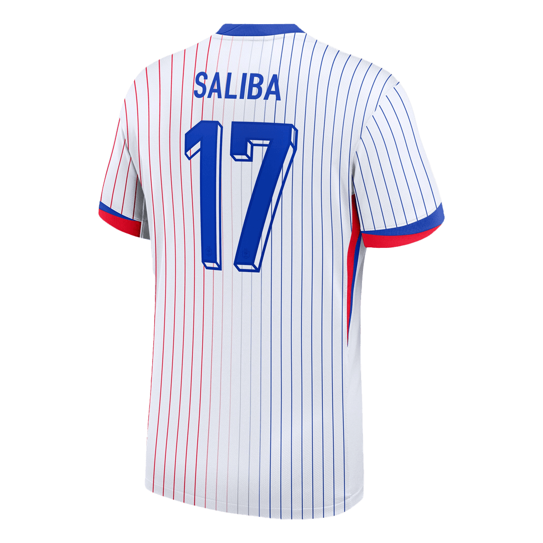 SALIBA #17 France Extérieur Maillot 2024 Blanc