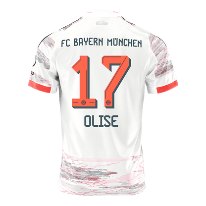 OLISE #17 Bayern Munich Extérieur Maillot 2025/26 Blanc