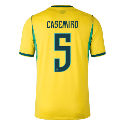 CASEMIRO #5 Brésil Domicile Maillot 2026 Jaune