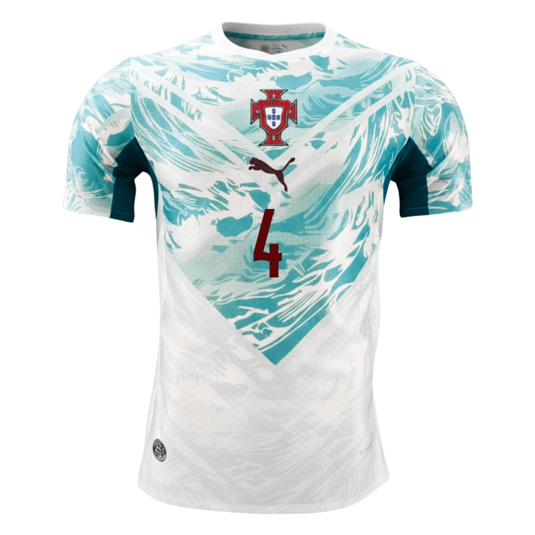 RÚBEN DIAS #4 Portugal Extérieur Maillot 2026 White&Green Joueur