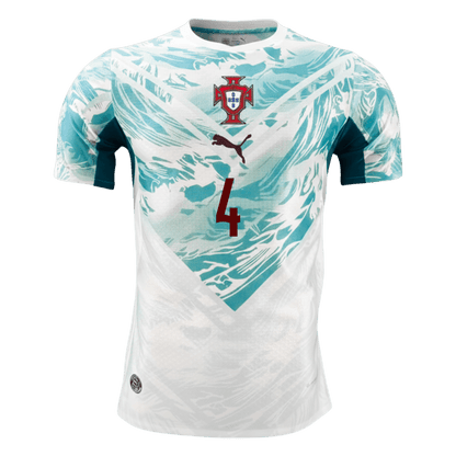 RÚBEN DIAS #4 Portugal Extérieur Maillot 2026 White&Green Joueur