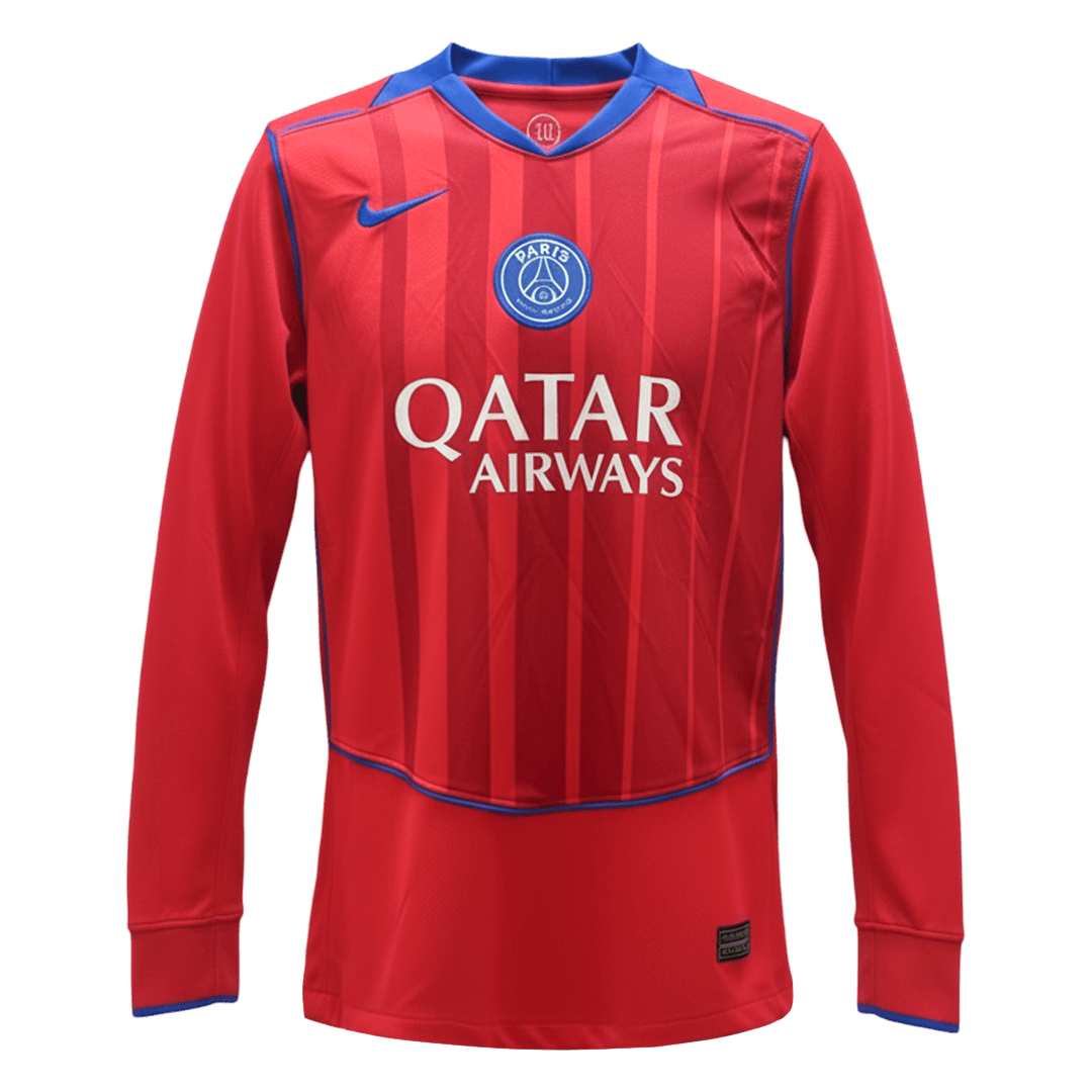 Les Parisiens Maillot Manches Longues 2025/26 Rouge