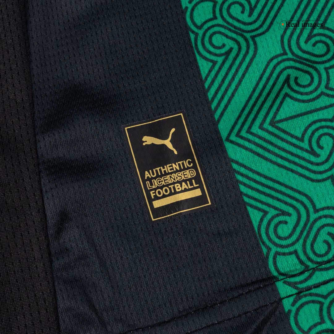 RC Lens Extérieur Maillot 2025/26 Vert&noir Grande Taille