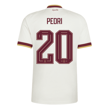 PEDRI #20 Espagne Extérieur Maillot 2026 Blanc