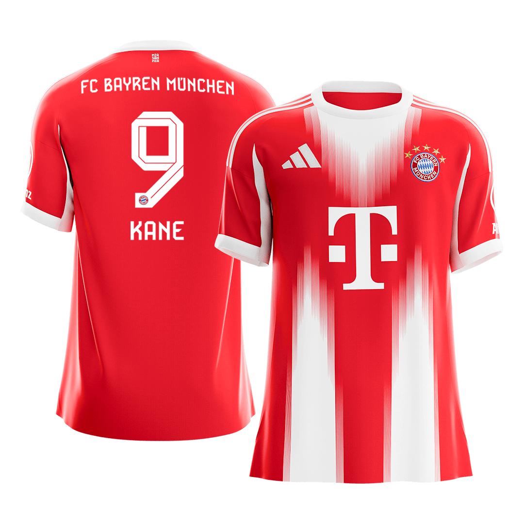KANE #9 Bayern Munich Domicile Maillot 2025/26 Rouge - Super