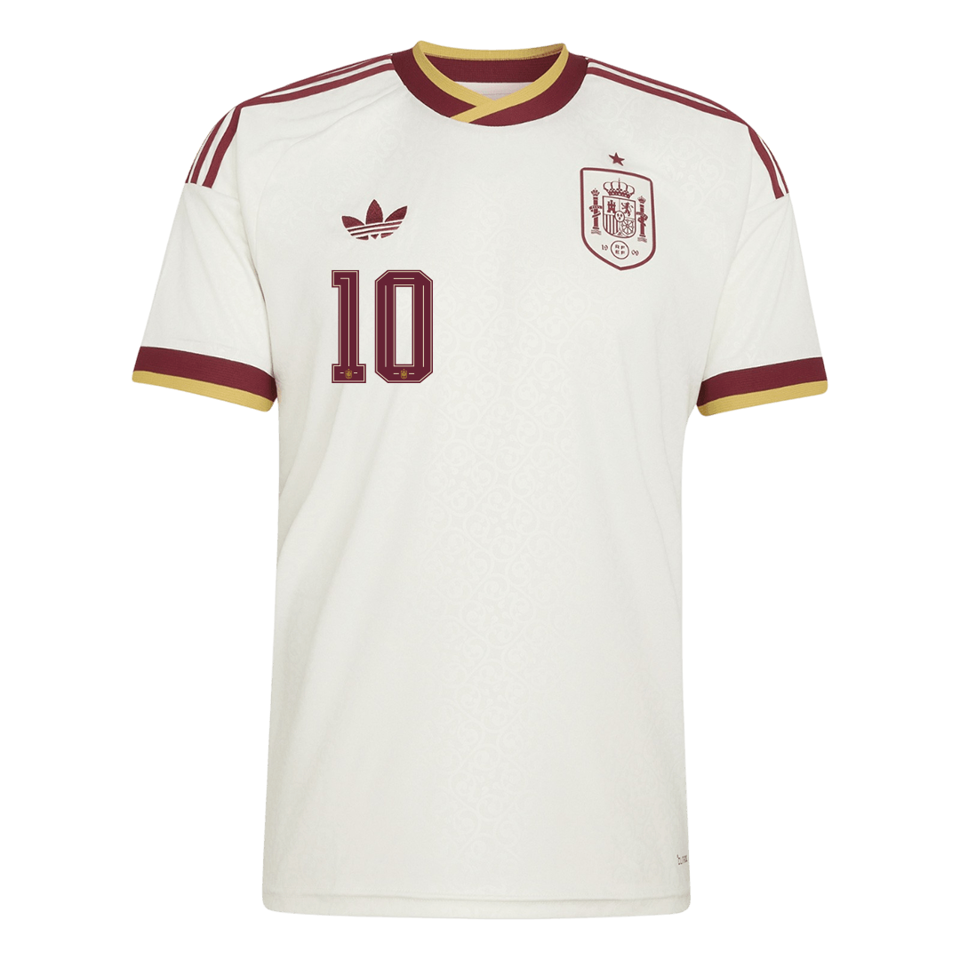 OLMO #10 Espagne Extérieur Maillot 2026 Blanc