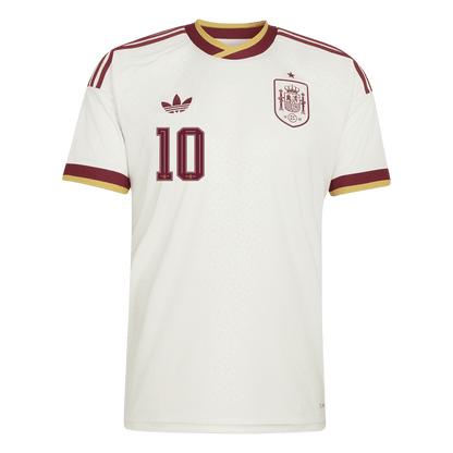 OLMO #10 Espagne Extérieur Maillot 2026 Blanc