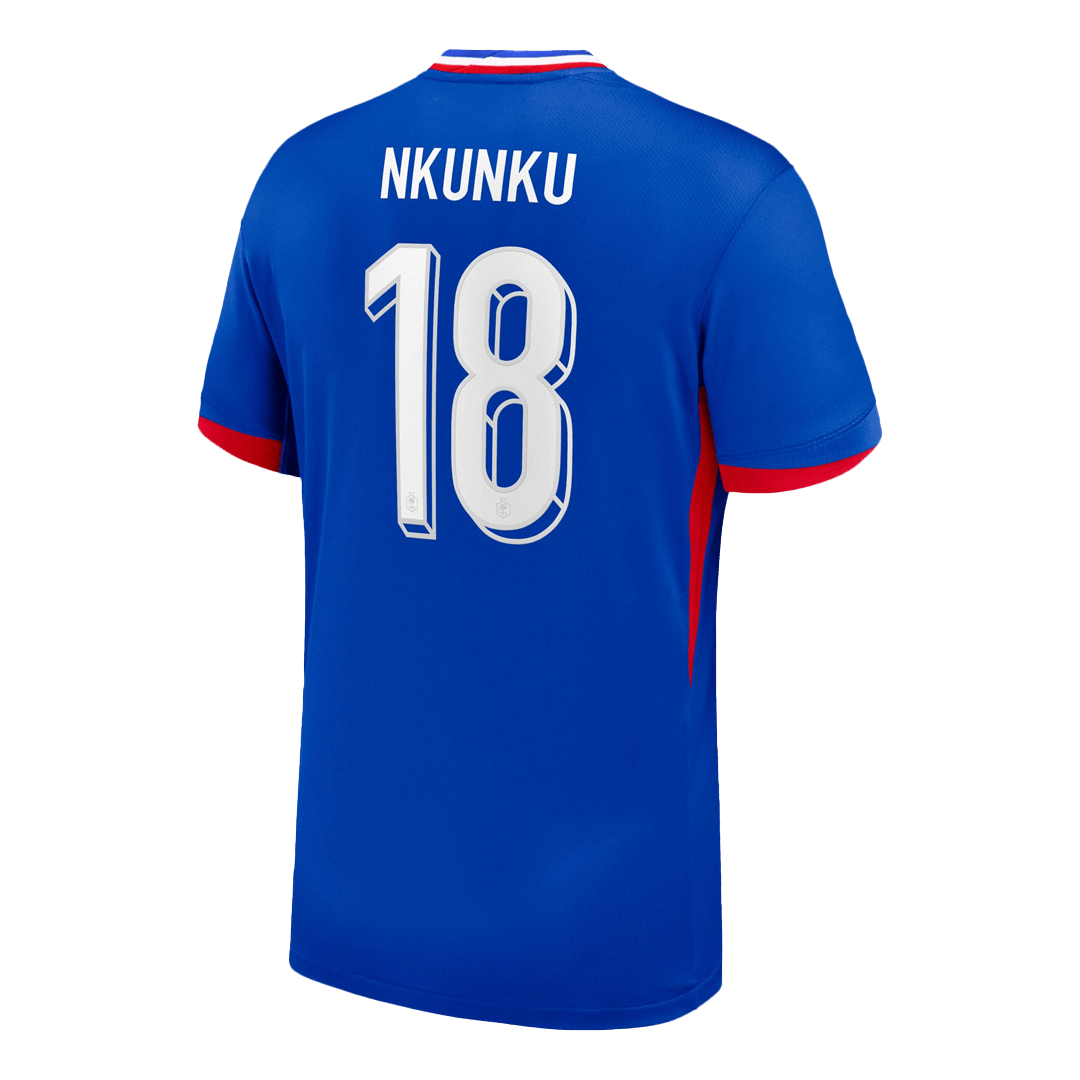 NKUNKU #18 France Domicile Maillot 2024 Bleu