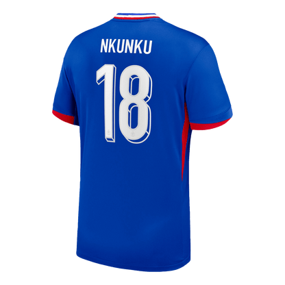 NKUNKU #18 France Domicile Maillot 2024 Bleu