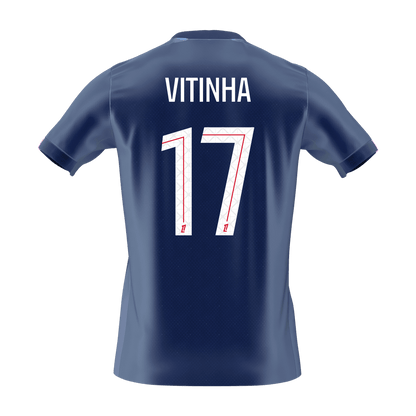 VITINHA #17 Les Parisiens Domicile Maillot 2025/26 Bleu marine - Super