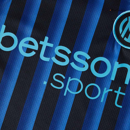 Inter Milan Domicile Maillot Kit 2025/26 Enfant Blue&Black