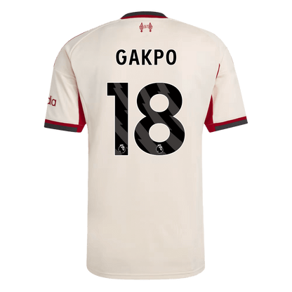 GAKPO #18 Liverpool Extérieur Maillot 2025/26 Blanc