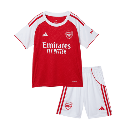 Arsenal Domicile Maillot Kit 2025/26 Enfant Rouge