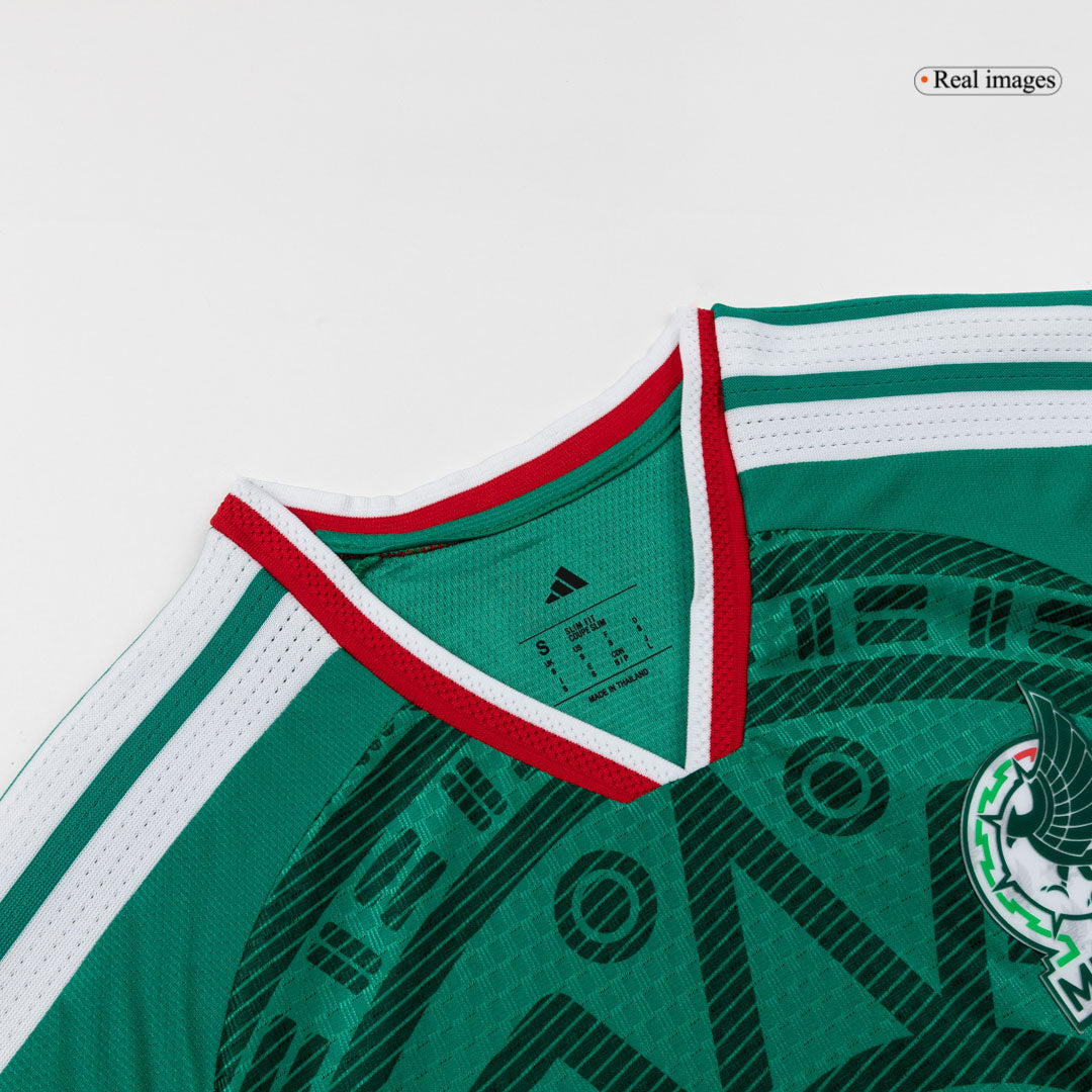 S.GIMENEZ #11 Mexique Domicile Maillot 2026 Vert Joueur
