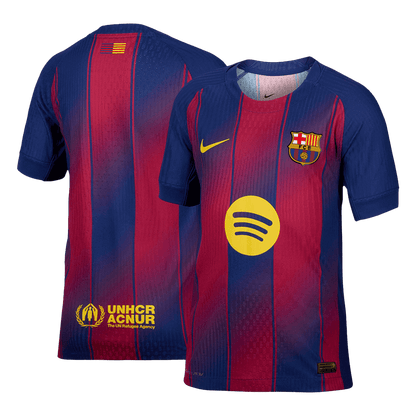 Barcelone Domicile Maillot 2025/26 Rouge&Bleu Joueur