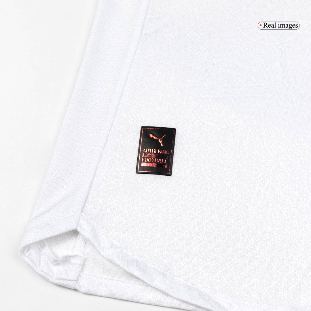 Olympique de Marseille Domicile Maillot 2025/26 Blanc Joueur Grande Taille