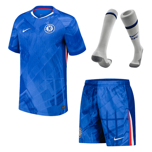 Men Chelsea Domicile Maillot Kit 2025/26 Bleu - Super