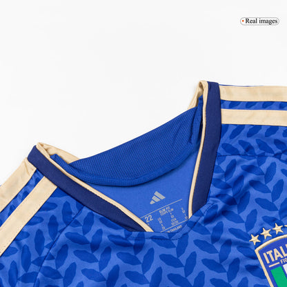Italie Domicile Maillot Kit 2026 Enfant Bleu