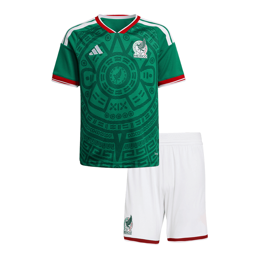 Mexique Domicile Maillot Kit 2026 Enfant Vert