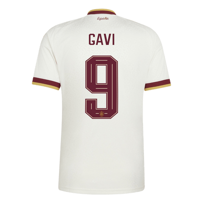 GAVI #9 Espagne Extérieur Maillot 2026 Blanc