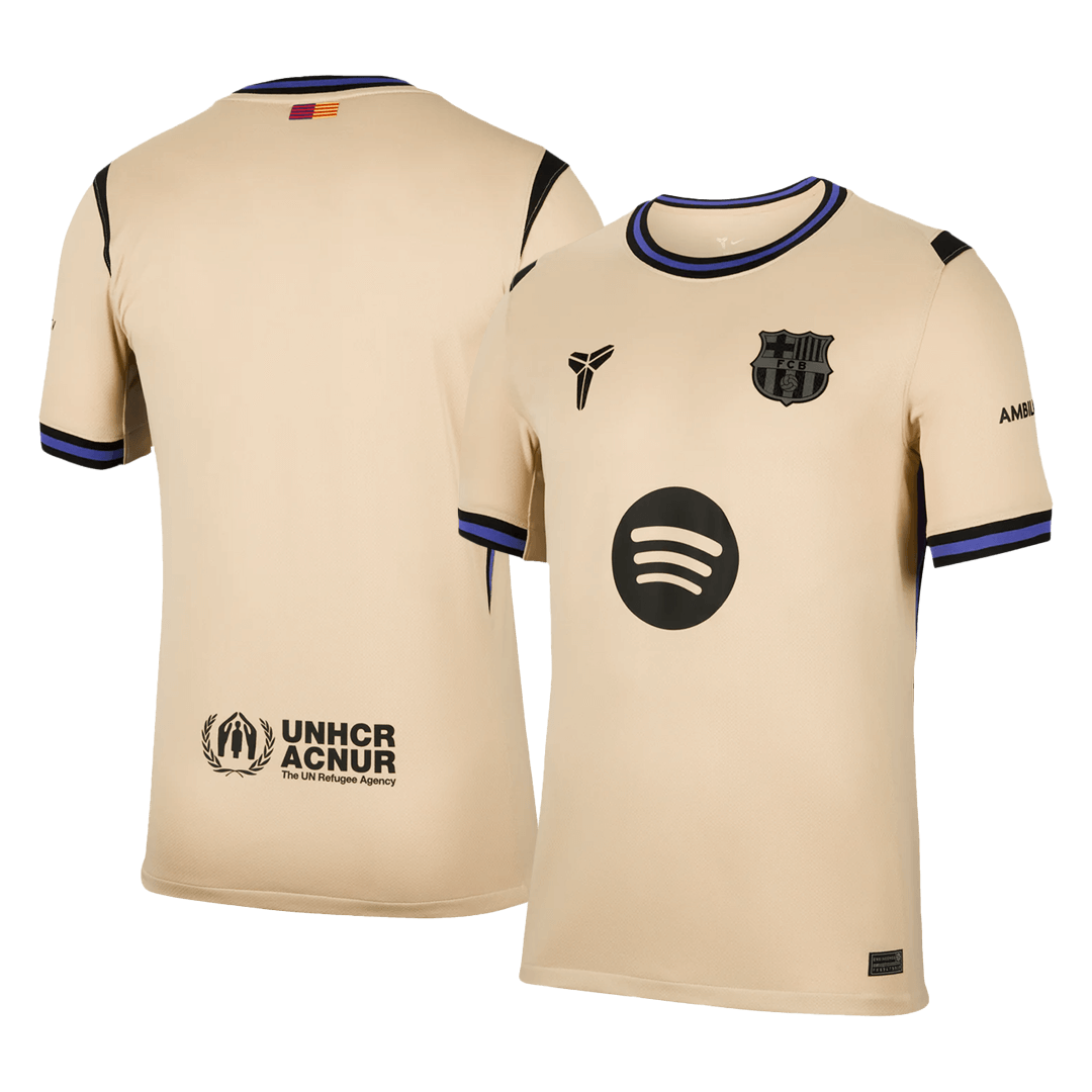 Barcelone Extérieur Maillot 2025/26 Jaune