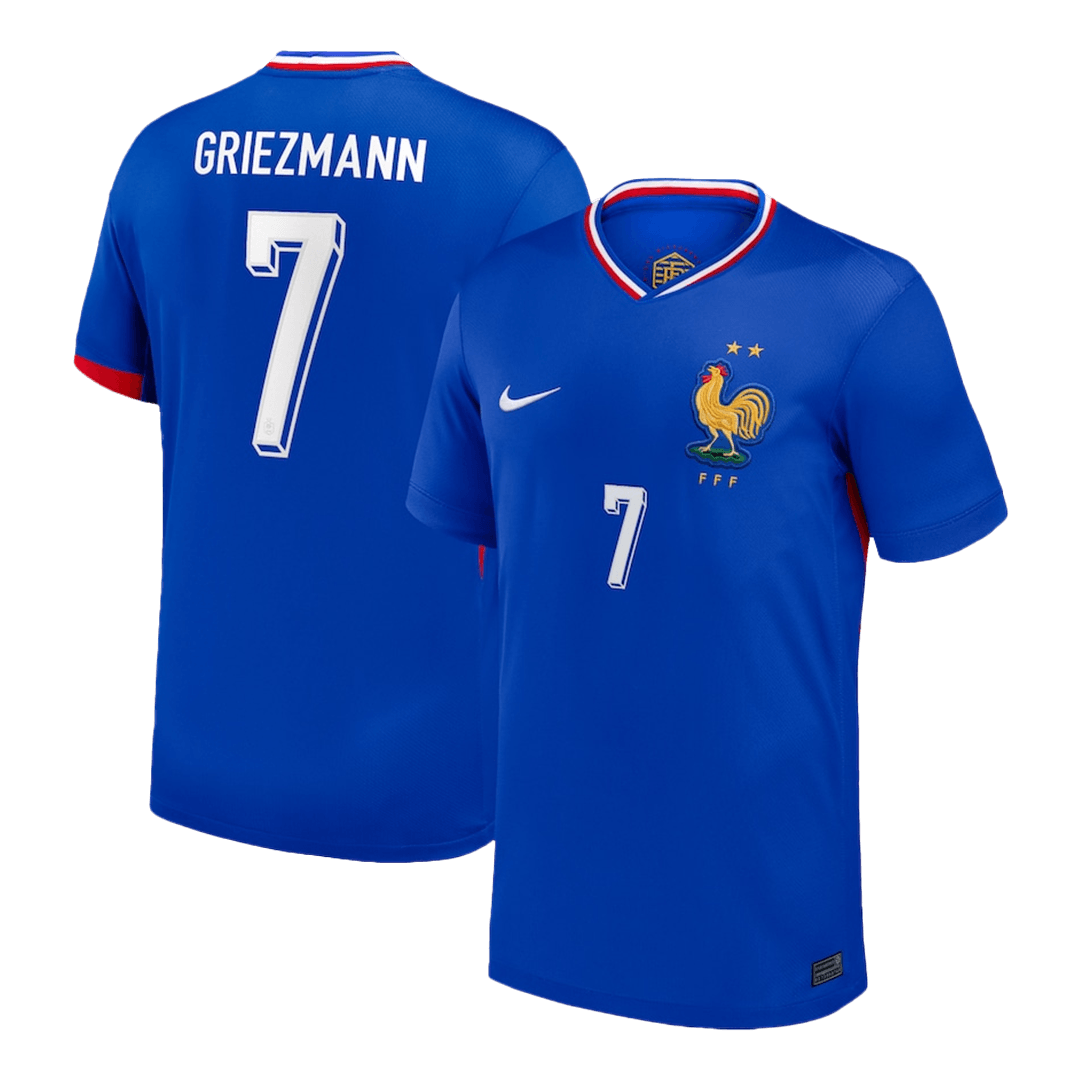 GRIEZMANN #7 France Domicile Maillot 2024 Bleu