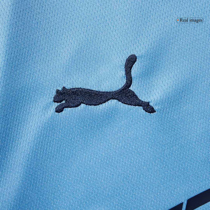 Manchester City Domicile Maillot Manches Longues 2025/26 Bleu