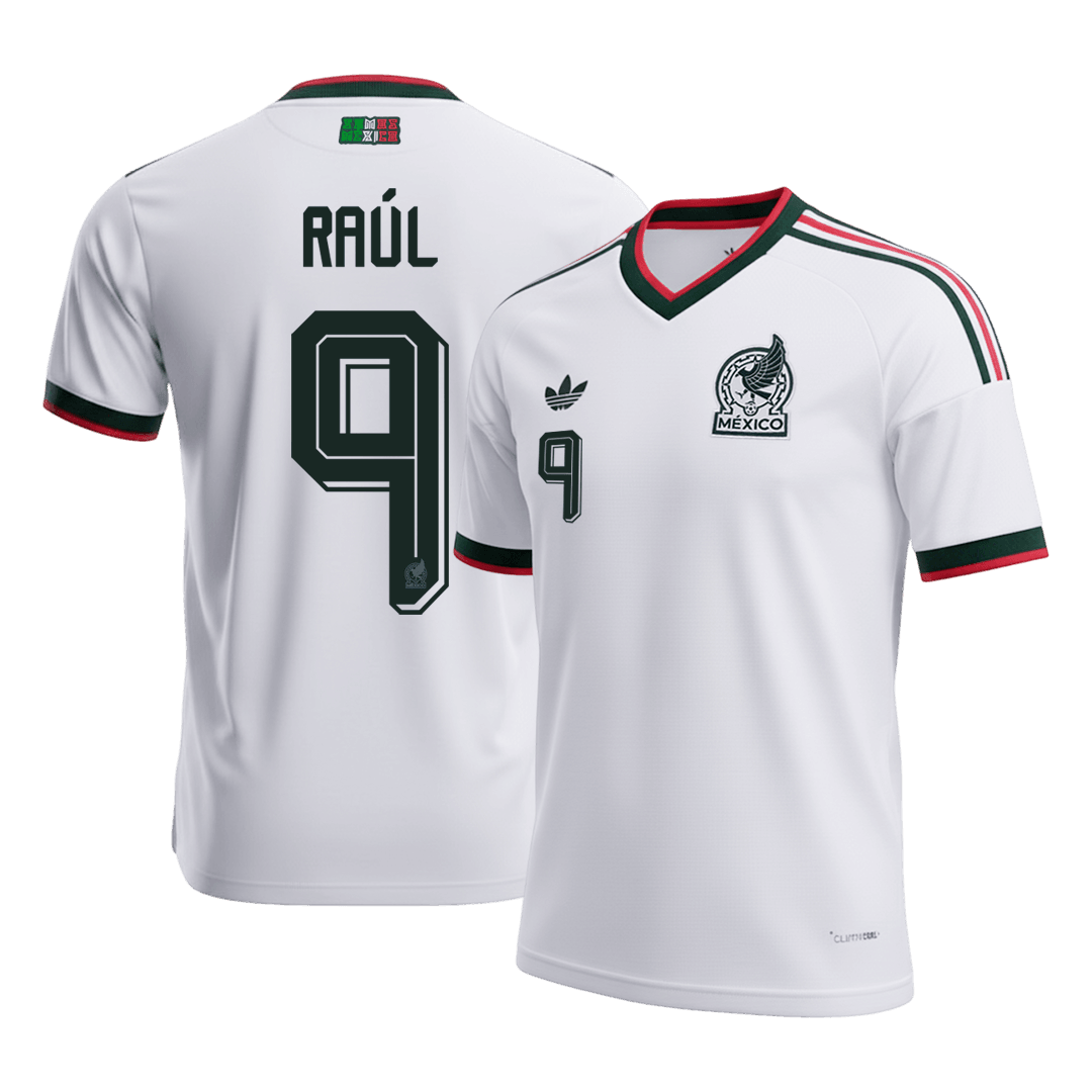 RAÚL #9 Mexique Extérieur Maillot 2026 Blanc