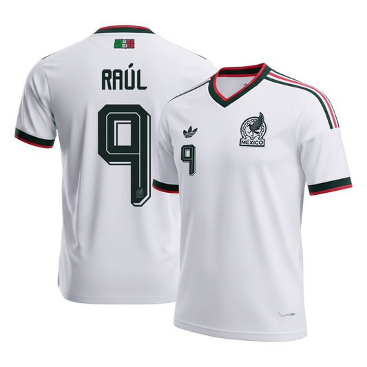 RAÚL #9 Mexique Extérieur Maillot 2026 Blanc