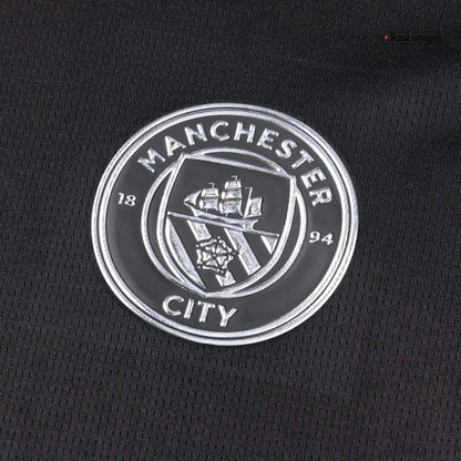 Manchester City Extérieur Maillot 2025/26 Noir