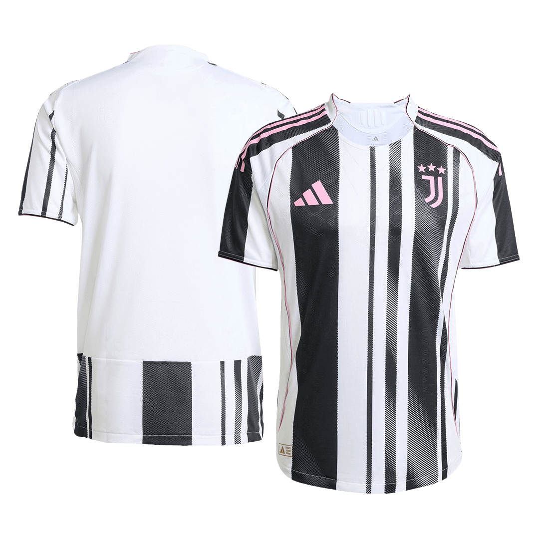 Juventus Domicile Maillot 2025/26 Noir&Blanc Joueur