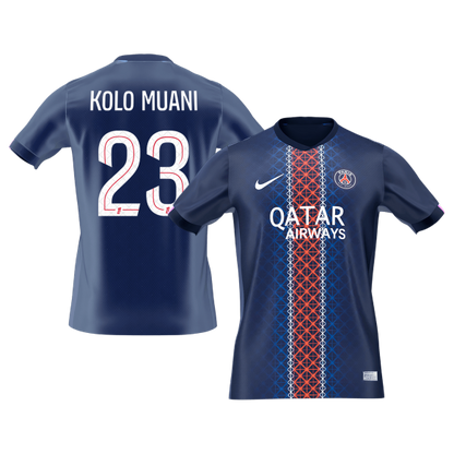 KOLO MUANI #23 Les Parisiens Domicile Maillot 2025/26 Bleu marine - Super