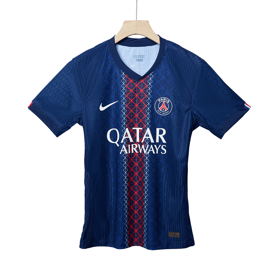Les Parisiens Domicile Maillot 2025/26 Bleu marine Joueur Grande Taille