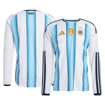 Argentine Domicile Maillot Manches Longues 2026 Blue&White