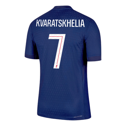 KVARATSKHELIA #7 Les Parisiens Domicile Maillot 2025/26 Bleu marine Joueur