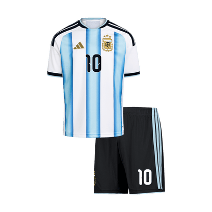 MESSI #10 Argentine Domicile Maillot Kit 2026 Enfant Blue&White - Super