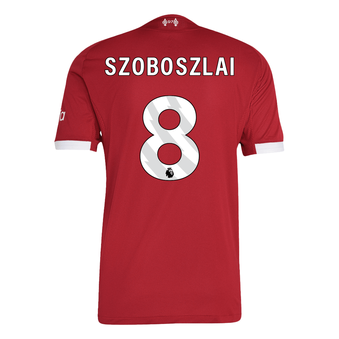 SZOBOSZLAI #8 Liverpool Domicile Maillot 2025/26 Rouge Joueur