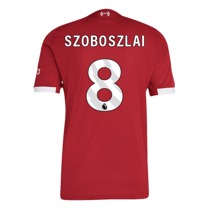 SZOBOSZLAI #8 Liverpool Domicile Maillot 2025/26 Rouge Joueur