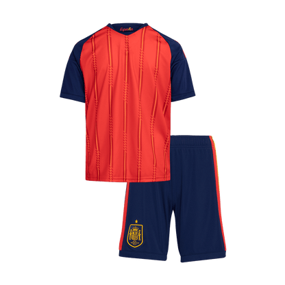 Espagne Domicile Maillot Kit 2026 Enfant Rouge