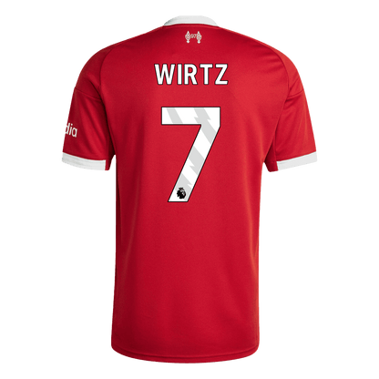 WIRTZ #7 Liverpool Domicile Maillot 2025/26 Rouge