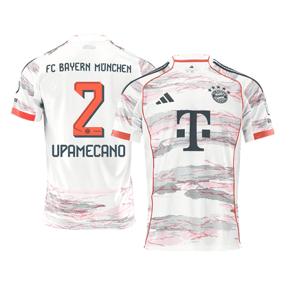 UPAMECANO #2 Bayern Munich Extérieur Maillot 2025/26 Blanc