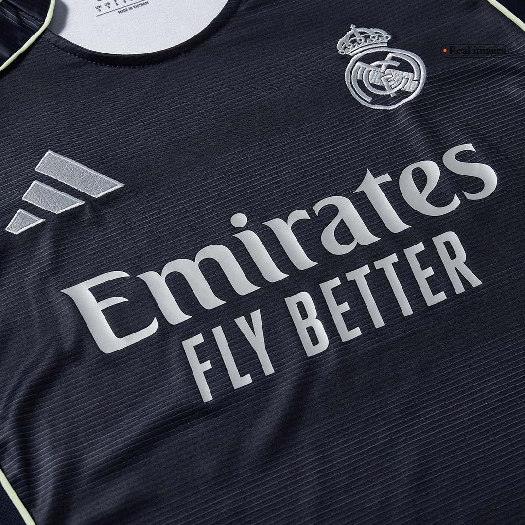Men Real Madrid Extérieur Maillot Kit 2025/26 Bleu marine - Super