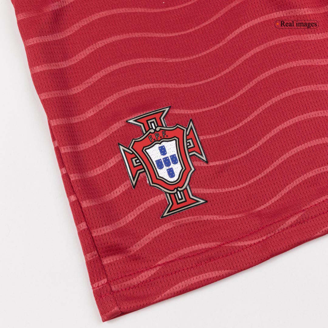 Portugal Domicile Maillot Kit 2026 Enfant Rouge