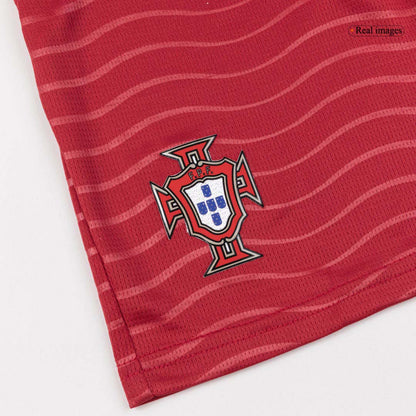 Portugal Domicile Maillot Kit 2026 Enfant Rouge