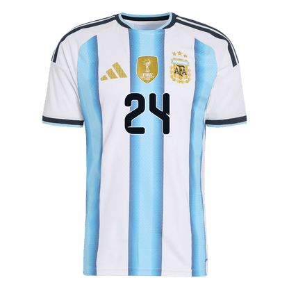 E. FERNÁNDEZ #24 Argentine Domicile Maillot 2026 Blue&White Joueur