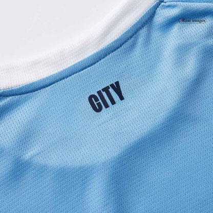 Manchester City Domicile Maillot Manches Longues 2025/26 Bleu