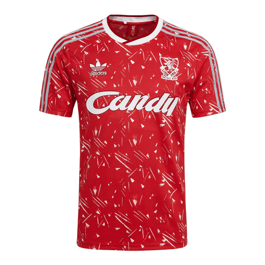 Retro Liverpool Domicile Maillot 1989/91 Rouge